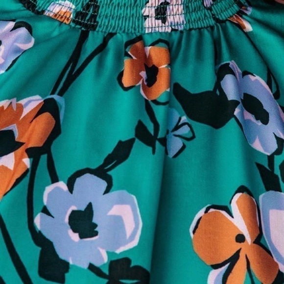 🍁Beautiful Fall Colors.. Teal, Copper & Lilac Top - Picture 4 of 6